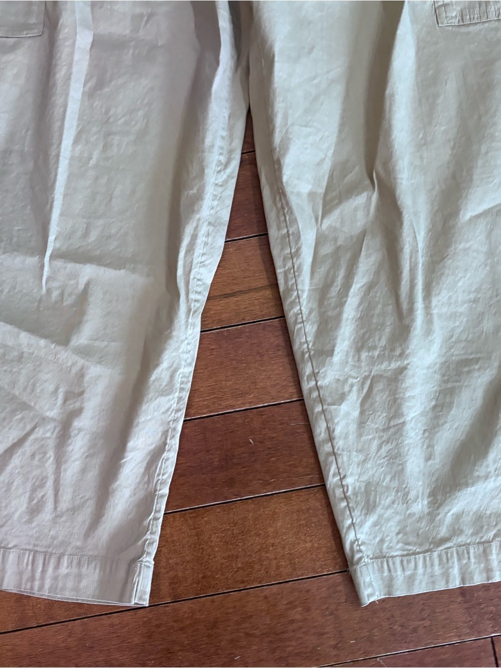 Athleta Paradise Straight Leg Cargo Jumpsuit Pants in Light Tan - Picture 2 of 11